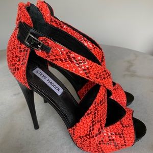 Steve Madden Neon Orange Shoes